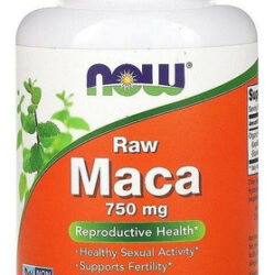 Maca Cru Raw Maca Now Foods 750 Mg 90 Cápsulas Vegetais Sabor Neutro