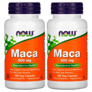 Maca Peruana 500mg Now Foods 100veg Caps 2un Sabor Sem Sabor