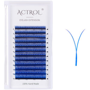 Extensão De Cílios Actrol Yy Light Blue D Curl 0,07 Mm 8-15