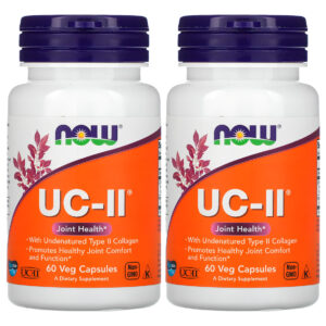 Colágeno Tipo 2 Uc-ii 40mg Now Foods 60 Veg Caps 2un Sabor Sem Sabor