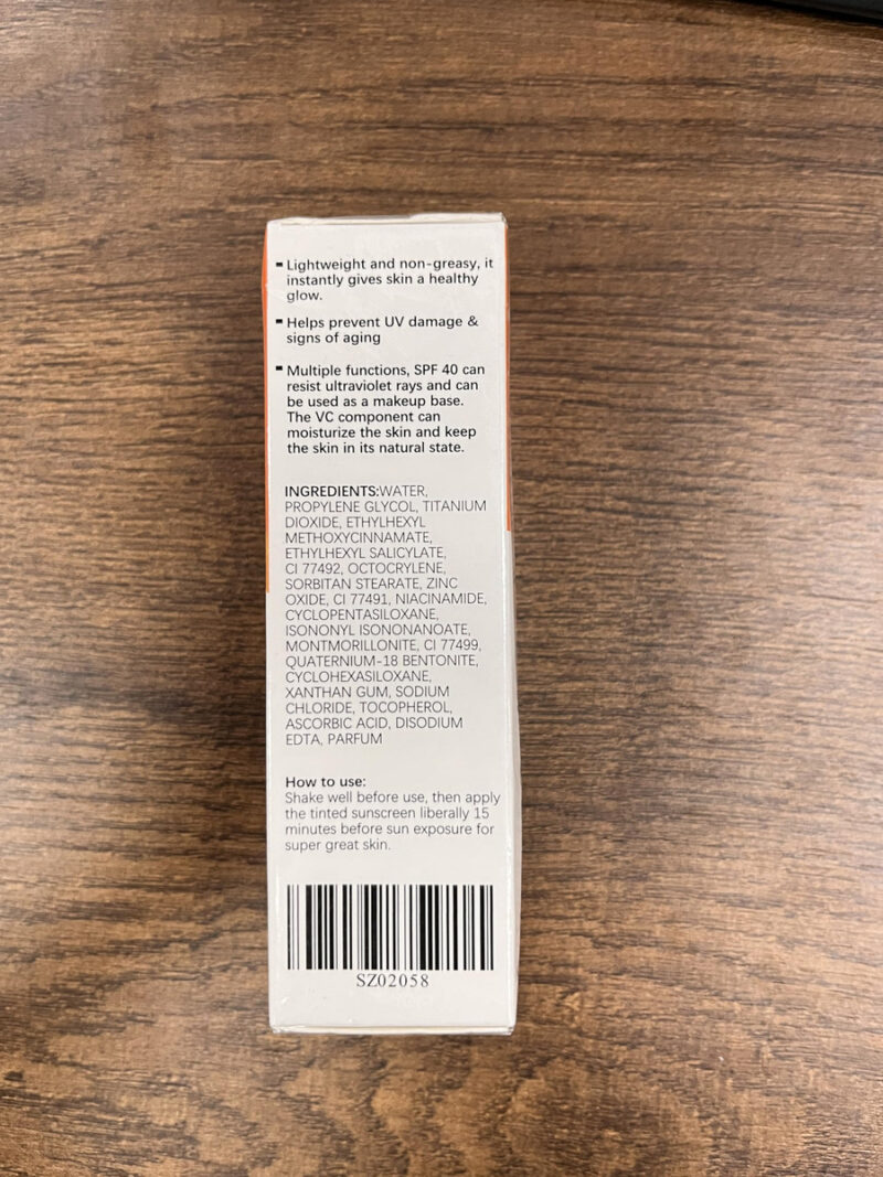 Protetor Solar Isherbin Tinted Face Spf 40 W/ Vitamina C 40m - Image 9