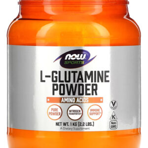 L-glutamina Em Pó Now Foods Sports 1kg Pó Puro Importado