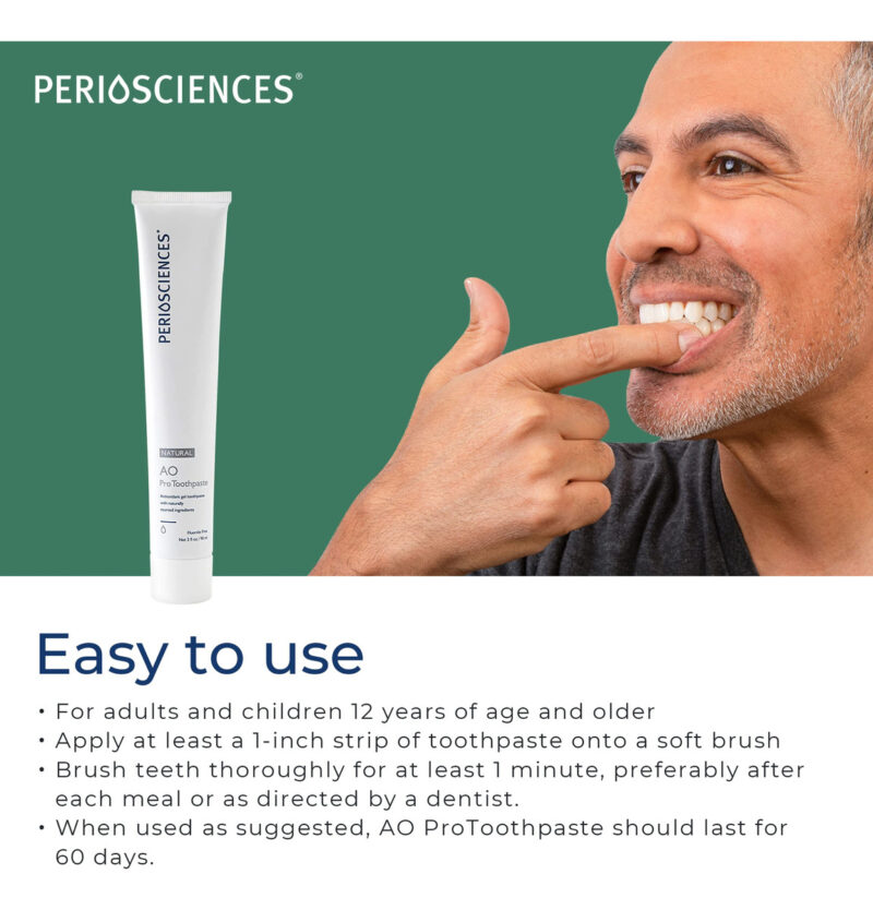 Toothpaste Periosciences Ao Pro Natural W/ Nano Hydroxyapati - Image 6