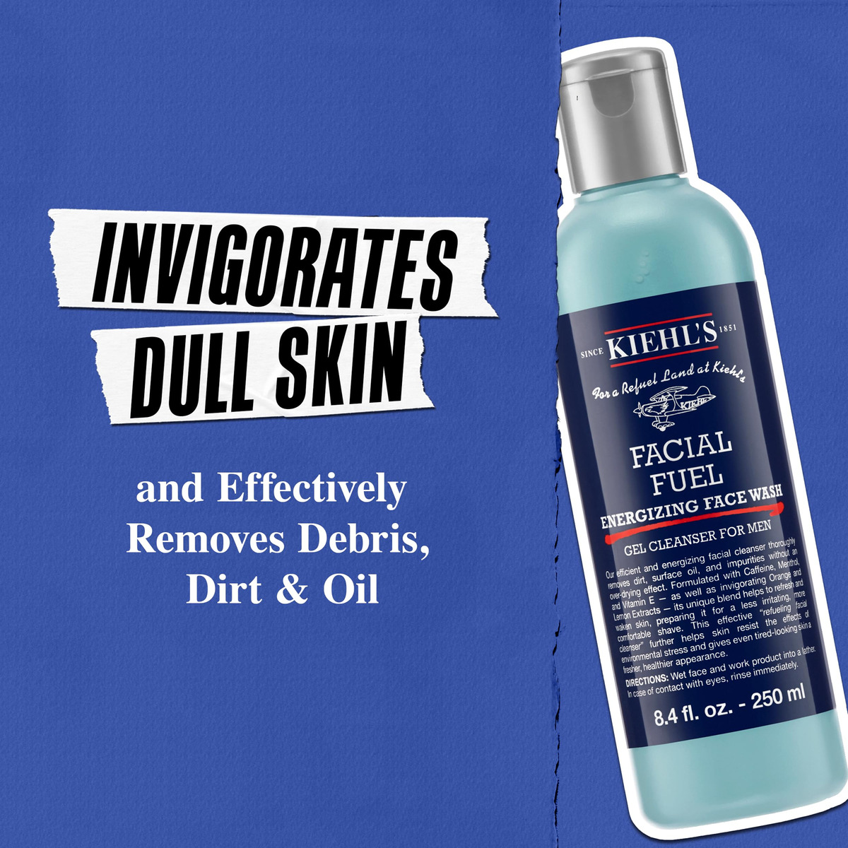 Sabonete Facial Kiehl's Facial Fuel Refrescante Masculino De - Imagem 4