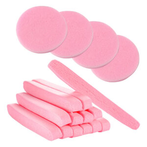 Esponjas Faciais Comprimidas Tegelrying, 360 Unidades, Rosa