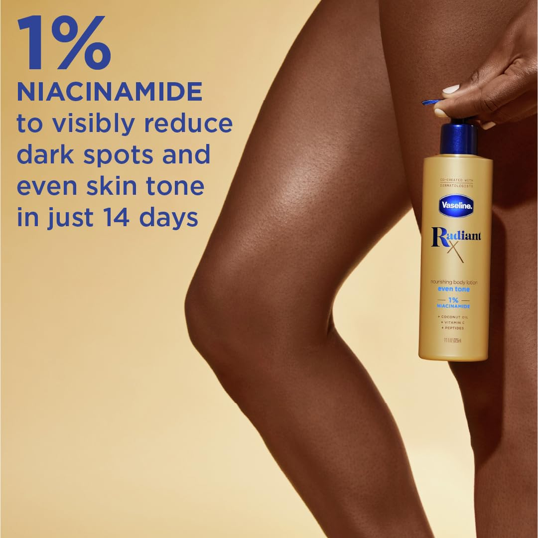 Loção Corporal Vaseline Radiant X Even Tone 325 Ml Com Niaci - Imagem 5