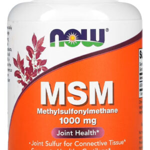 Msm 1000mg Now Foods 120 Caps Sabor N/a