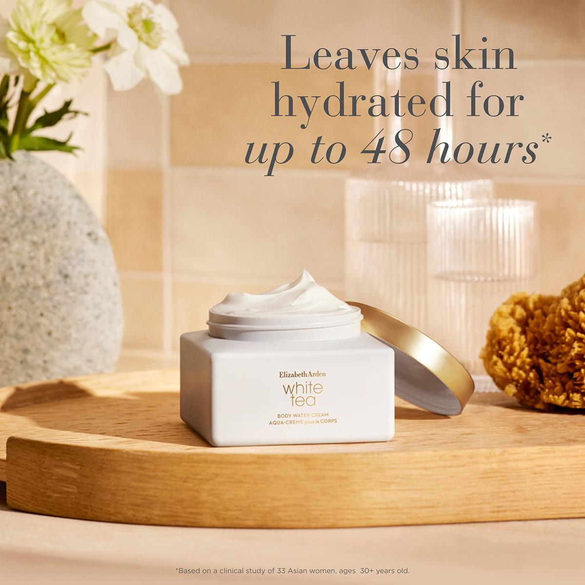 Creme De Água Corporal Elizabeth Arden White Tea 225ml - Imagem 5