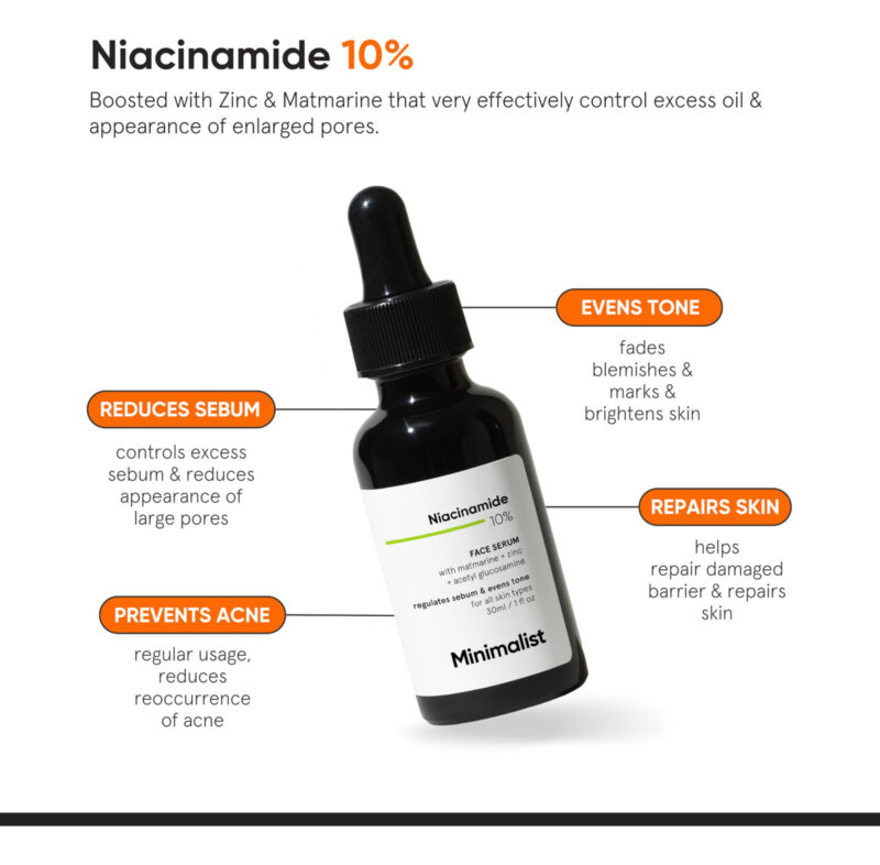 Sérum Facial Minimalista 10% Niacinamida Com Zinco 30 Ml Con - Image 2