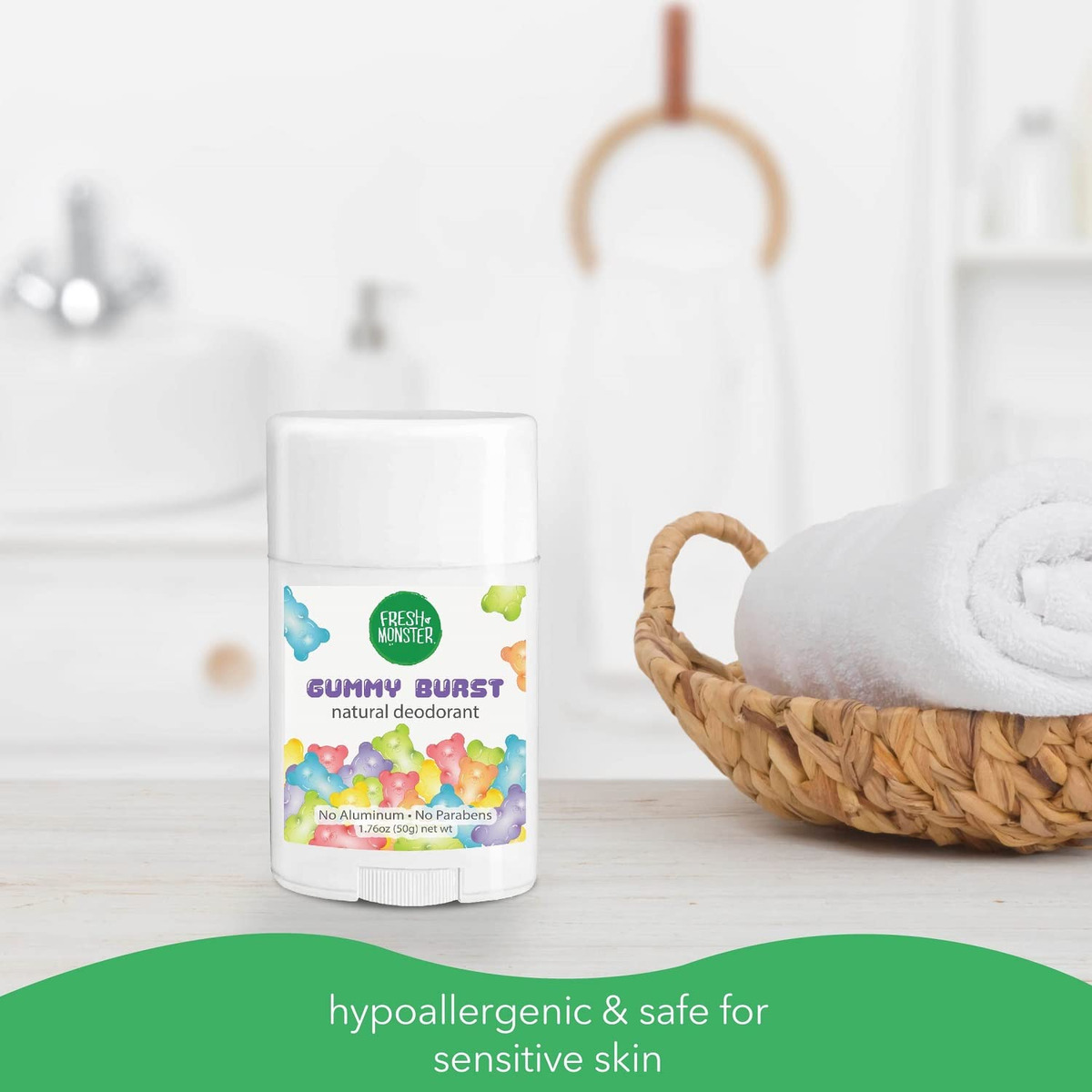 Desodorante Fresh Monster Natural Para Crianças E Adolescent - Imagem 7