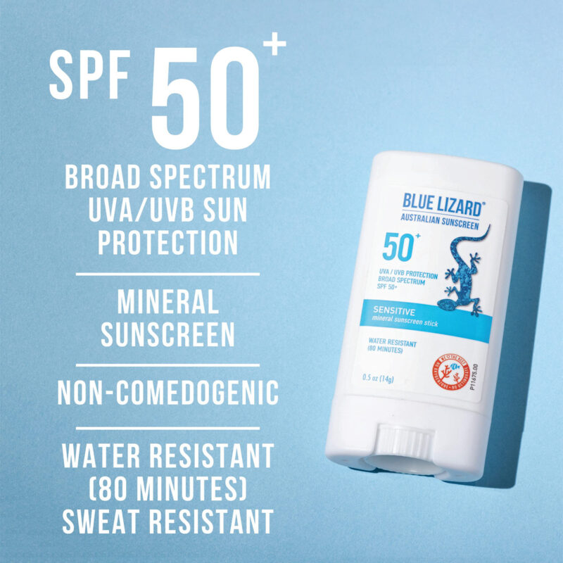 Protetor Solar Em Bastão Blue Lizard Sensitive Spf 50+ 15ml - Image 3