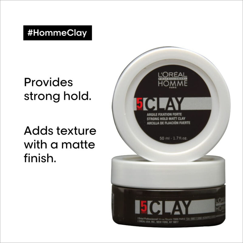 Clay Styling Clay L'oreal Professionnel Masculino Strong Hol - Image 2