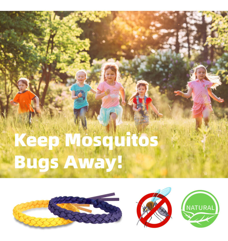 Pulseiras Repelentes De Mosquitos, Buggybands, Pacote Com 24 - Image 3
