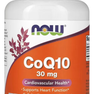 Coenzima Coq10 30mg Now Foods 240 Cáps Importado