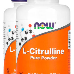 L-citrulina Pura Em Pó 113g Importado 2un Now Foods