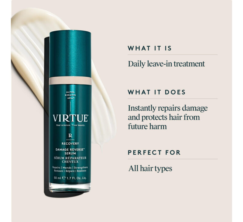 Sérum Virtue Damage Reverse Com Queratina Alfa 60ku 30ml - Image 2