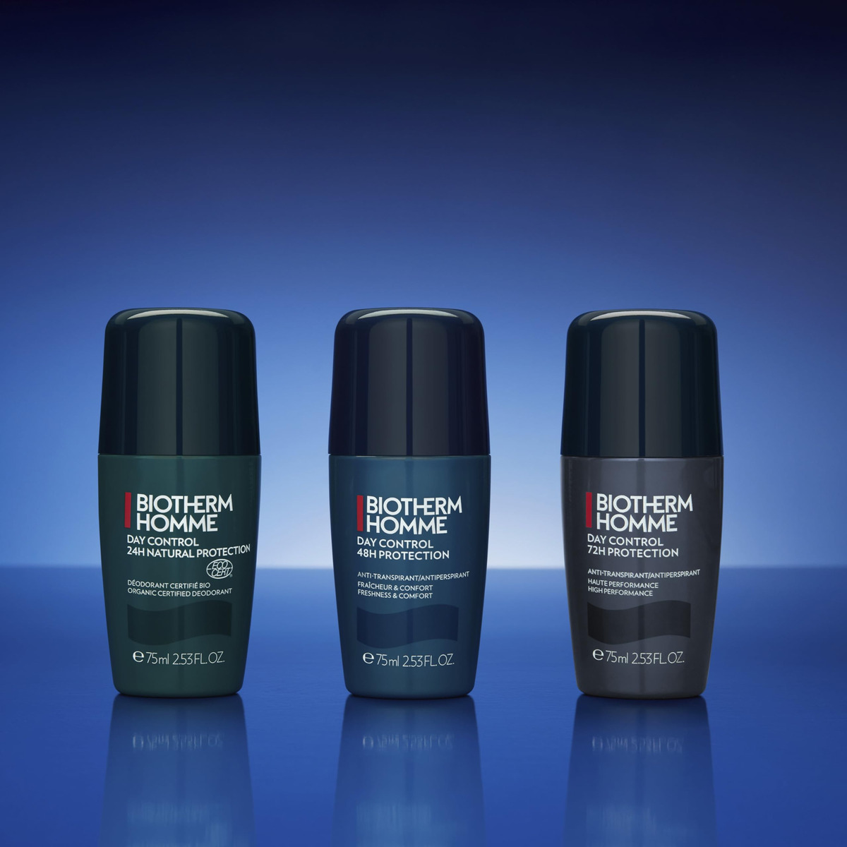 Desodorante Biotherm Homme Day Control 72h Roll-on 75ml Para - Imagem 5