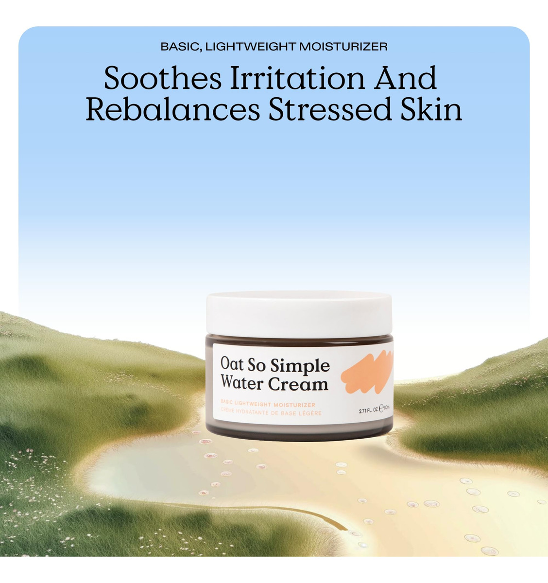 Creme De Água Hidratante Kravebeauty Oat So Simple 80ml - Imagem 3