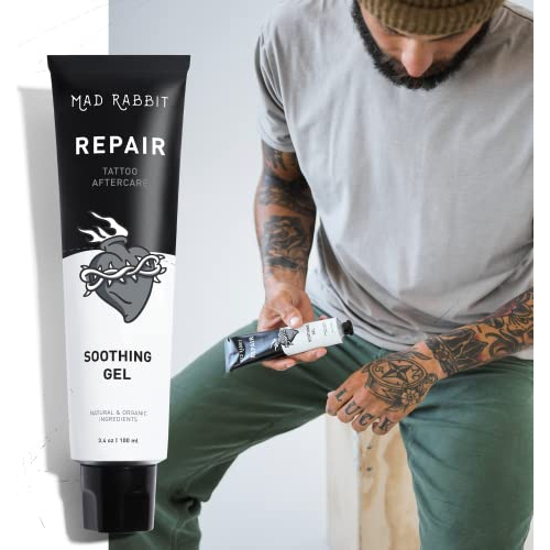 Gel De Tatuagem Calmante Mad Rabbit - Cuidado Natural - Imagem 7