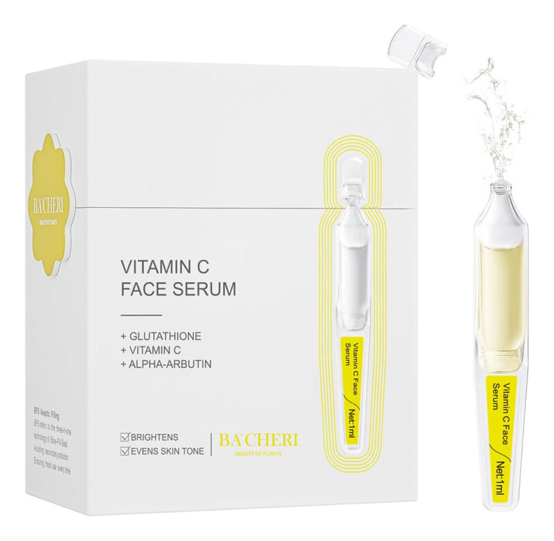 Sérum Bacheri Vitamina C Com Ácido Hialurônico E Glutationa