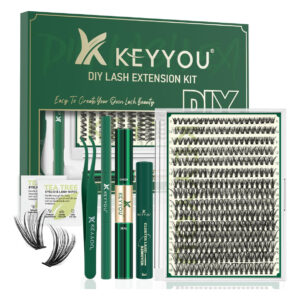 Kit De Extensão De Cílios Diy Keyyou 300 Unidades De Cílios
