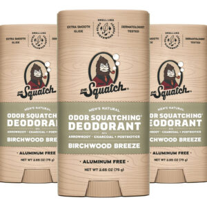 Desodorante Dr. Squatch Natural Para Homens Birchwood Breeze