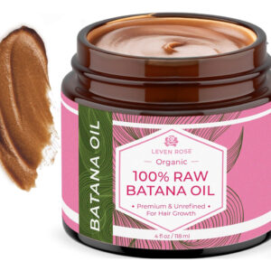 Óleo Leven Rose Batana 100% Cru 120ml Para O Crescimento Do