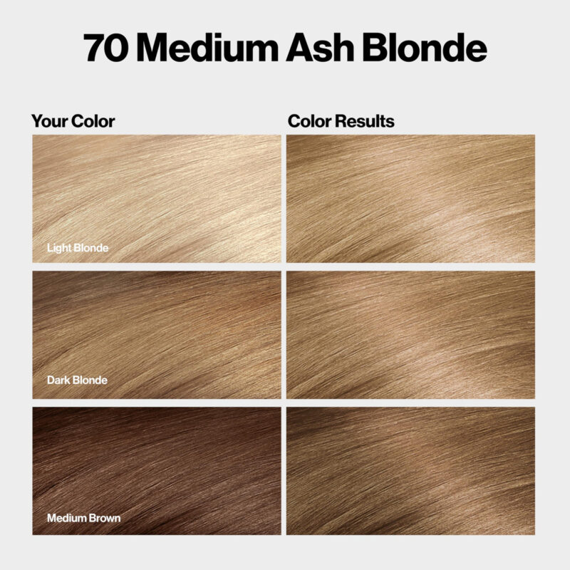 Tintura De Cabelo Revlon Colorsilk 70 Medium Ash Blonde 100% - Image 9
