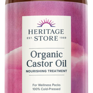 Óleo De Rícino Heritage Store Organic 32ml Cuidado Nutritivo