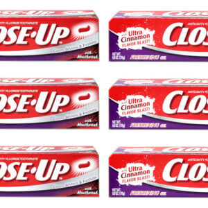 Creme Dental Close-up Anticavity Fluoreto Gel Canela 180ml X