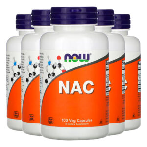 Nac N-acetilcisteína 600mg 100 Cáps Importado 5un Now Foods