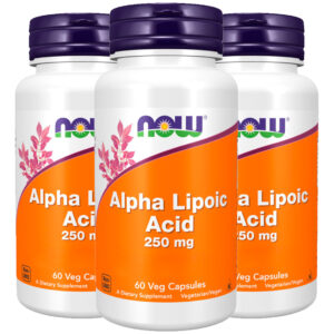 Ácido Alfa Lipóico 250mg Now Foods 60 Veg Cáps Importado 3un