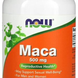 Maca Peruana 500mg Now Foods 250 Veg Caps Sabor Sem Sabor