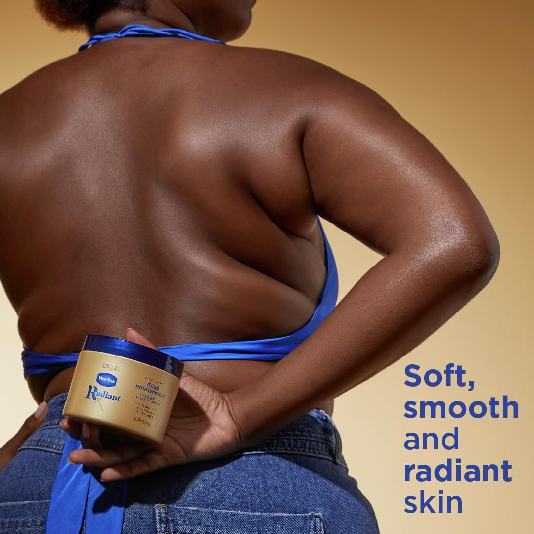Creme Corporal Vaseline Radiant X Deep Nourishment 300ml - Imagem 5