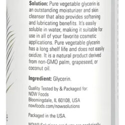 Glicerina Vegetal 473ml Puro Importado 2un Now Foods