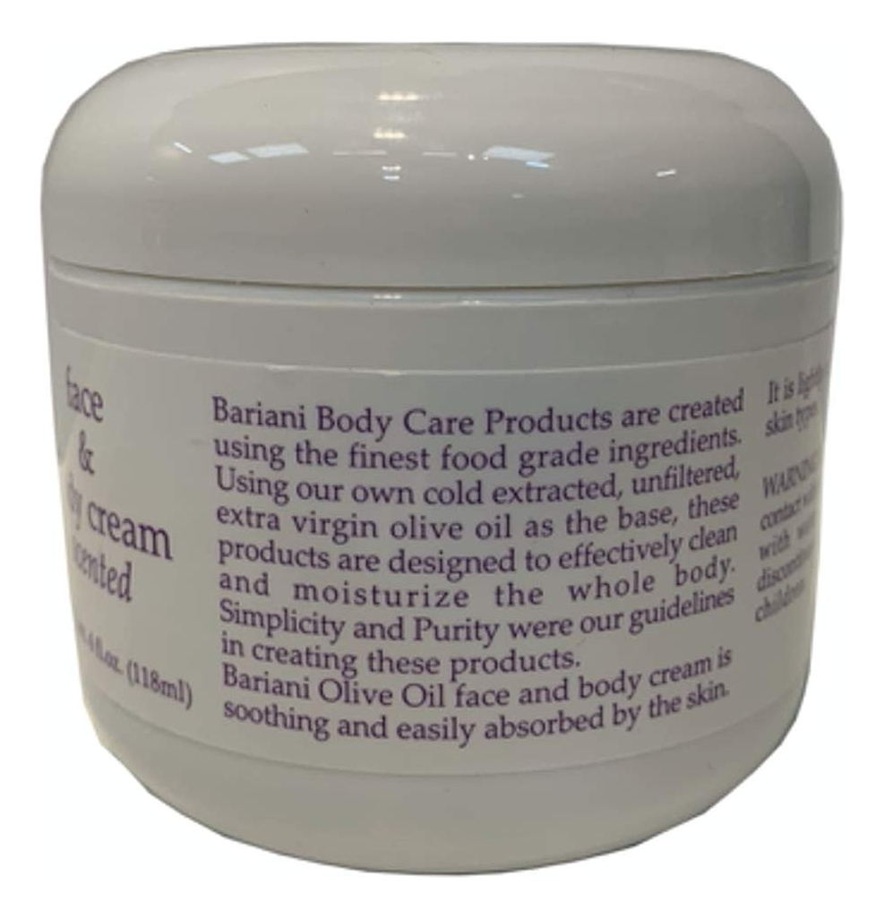 Creme De Azeite Bariani Para Rosto E Corpo 118ml De Aroma De - Imagem 3