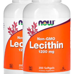 Lecitina 1200mg 200 Soft Importado 3un Now Foods
