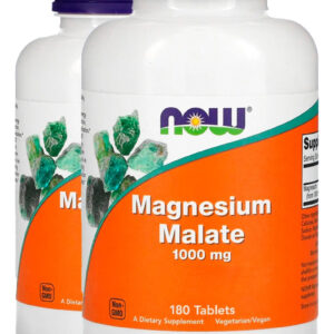 Magnésio Dimalato 1000mg 180tabls Importado 2un Now Foods