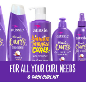 Conjunto De Cuidados Com O Cabelo Aussie Miracle Curls Shamp