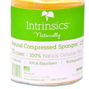 Esponjas De Celulose Comprimida Intrinsics Natural 75 Unidad