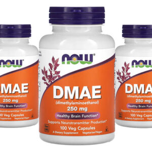 Dmae 250mg Now Foods Dimetilaminoetanol 100 Veg Caps 5un Sabor Sem Sabor