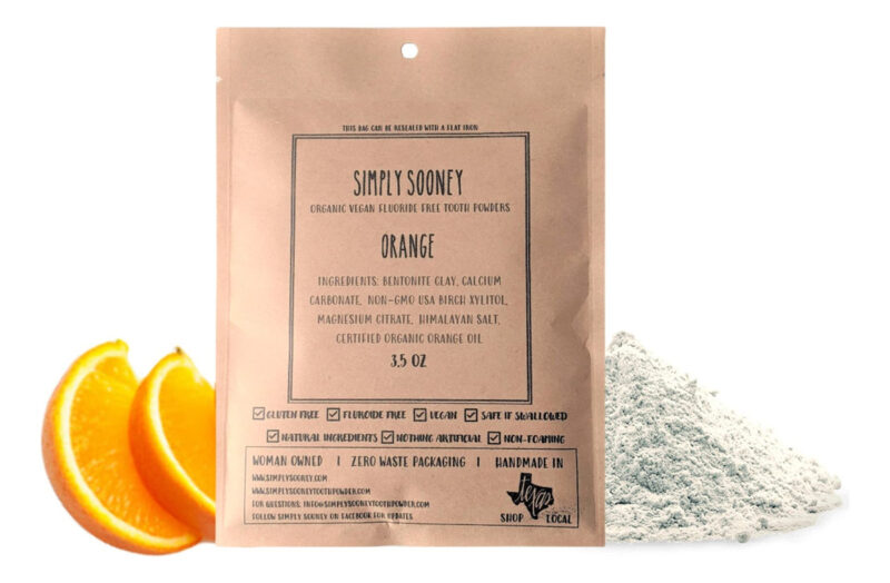 Pó De Dente Simply Sooney Remineralizing Orange Vegan - Image 2