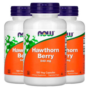 Hawthorn 540mg Baga Crataegus Now Foods 100veg Importado 3un