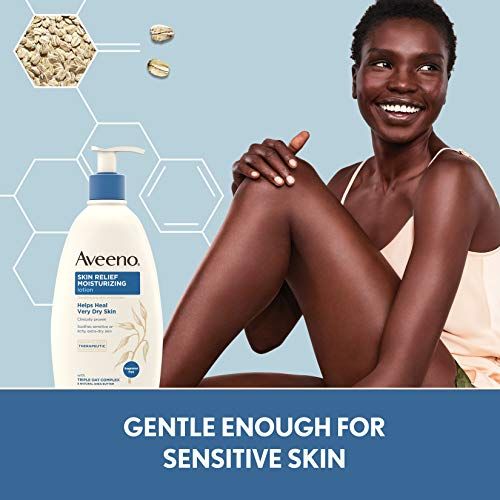 Loção Hidratante Sensível De 24 Horas Aveeno Skin Relief - Imagem 3