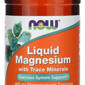 Magnésio Líquido Now Foods Traço Mineral 237ml Importado