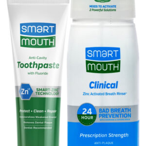 Enxaguante Bucal E Creme Dental Smartmouth Clinical Dds Acti