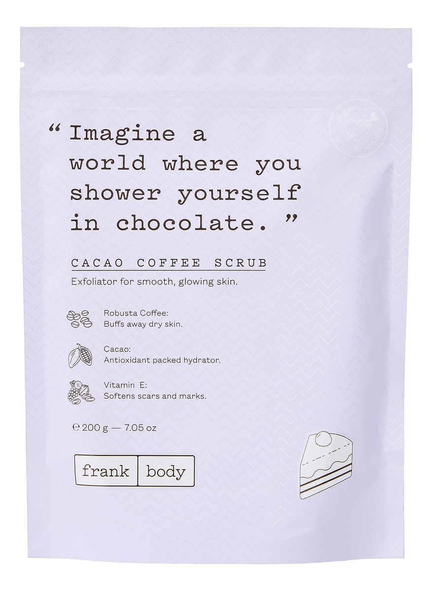 Esfoliante Corporal Frank Body Cacao Cacau Coffee Com Cacau