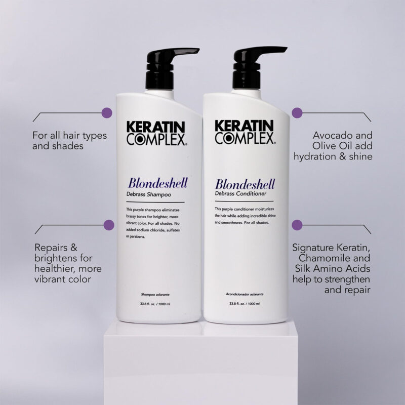 Shampoo E Condicionador Duo Keratin Complex Blondeshell - Image 4