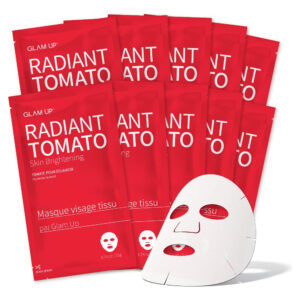 Máscara Em Folha Glam Up Soothing Radiant Tomato (10 Folhas)