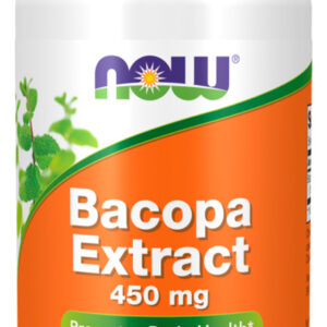 Extrato De Bacopa 450mg Now Foods 90 Cápsulas Importado